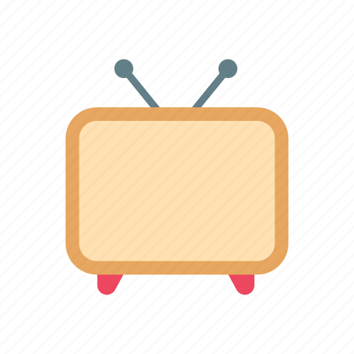 Antenna, broadcast, channels, media, retro, television, tv icon - Download on Iconfinder