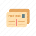 mailing, message, post, postcard, retro, stamp, vintage