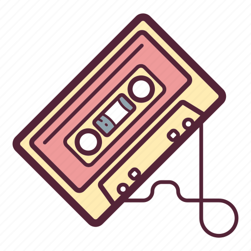 Audio, audio tape, cassette, cassette tape, compact cassette, music, tape icon - Download on Iconfinder