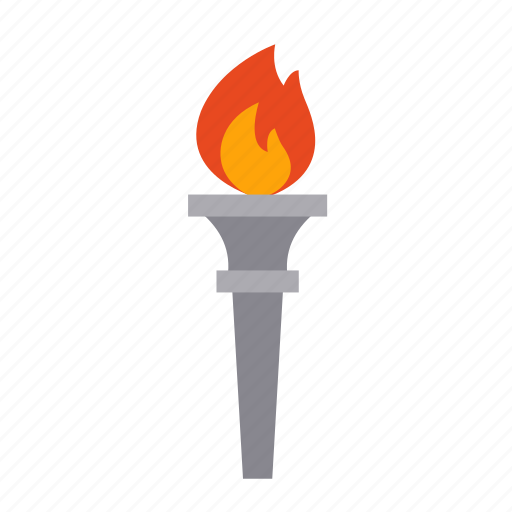 Champion, fire, torch, winner, olympic, flame, game icon - Download on Iconfinder