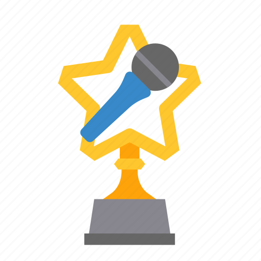 Award, music, reward, trophy, winner, prize, star icon - Download on Iconfinder