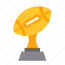 american football, award, cup, rugby, trophy, win, winner