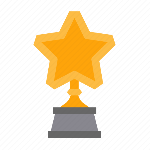 Champion, trophy, winner, award, prize, star, reward icon - Download on Iconfinder