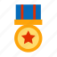 medal, badge, star, award, winner, reward, prize 