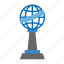 award, globe, prize, trophy, achievement, world, win 