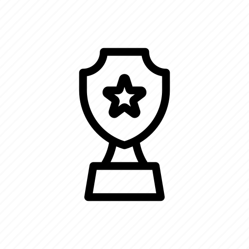 Trophy, shield, reward, winner, sport icon - Download on Iconfinder
