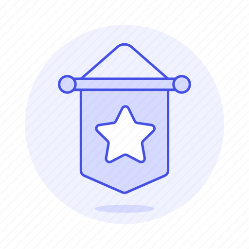 Pennant, flag, rewards, star icon - Download on Iconfinder
