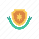 award, medal, reward, shield