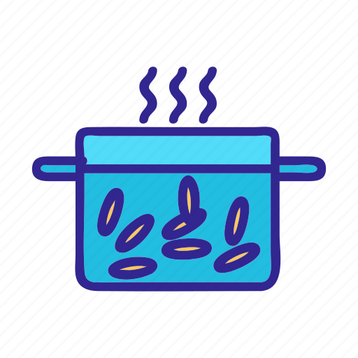 Boiling, chinese, culture, dish, pan, plate, rice icon - Download on Iconfinder