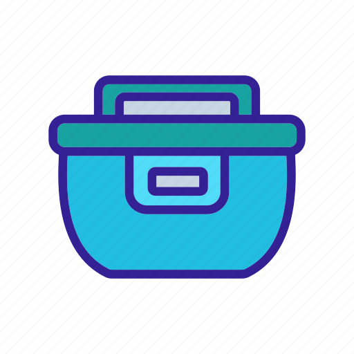 Cooker, cooking, crock, electronic, meal, pot, rice icon - Download on Iconfinder