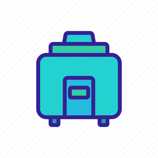 Cooker, cooking, electronic, equipment, kitchen, rice, sustainable icon - Download on Iconfinder