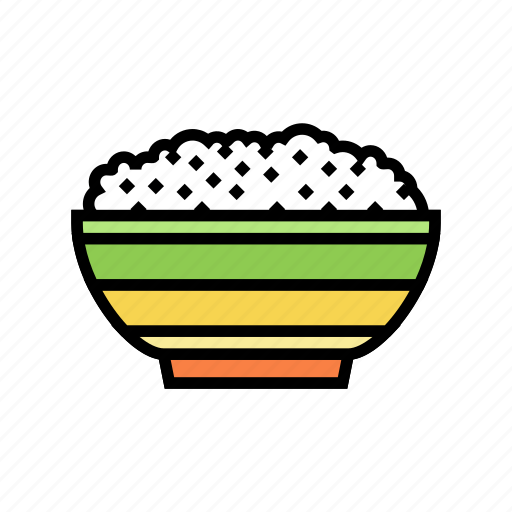Bowl, prepared, rice, preparing, delicious, food icon - Download on Iconfinder