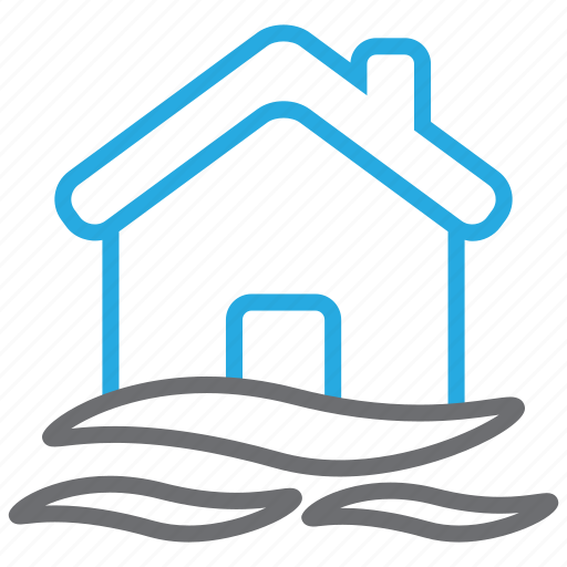 Flood, property, building, construction icon - Download on Iconfinder
