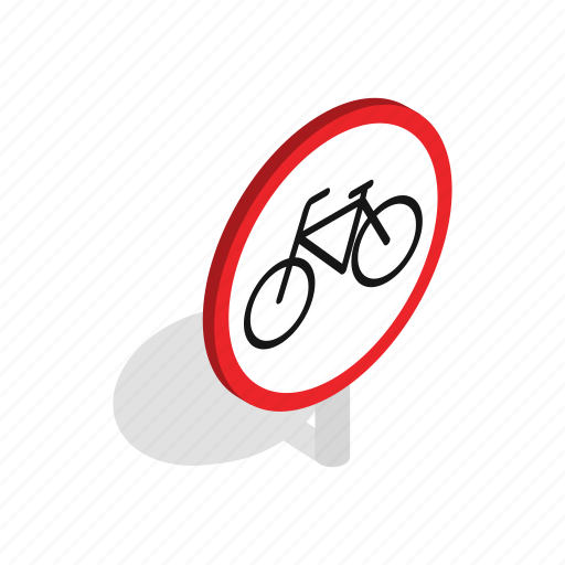 Bicycle, bike, cycle, cyclist, isometric, ride, road icon - Download on Iconfinder