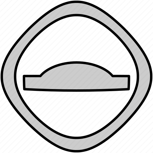 Alert, bump, traffic, tumb icon - Download on Iconfinder