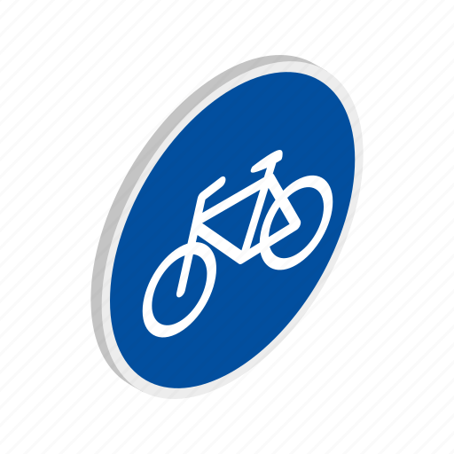Bicycle, bike, blue, isometric, ride, sport, transport icon - Download on Iconfinder