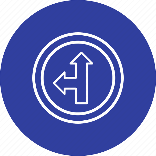 Left, sign, straight icon - Download on Iconfinder