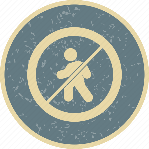 Crossing, pedestrian, road sign icon - Download on Iconfinder