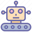 auto, cyborg, device, face, future, helper, programming 