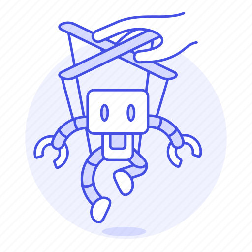 Ai, control, controlable, human, machine, puppet, robot icon - Download on Iconfinder
