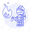 ai, extinguisher, fighter, fighting, fire, flame, public, robot, service 