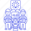 collaborate, idea, engineer, together, human, collaboration, ai, robot, working 
