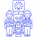 collaborate, idea, engineer, together, human, collaboration, ai, robot, working