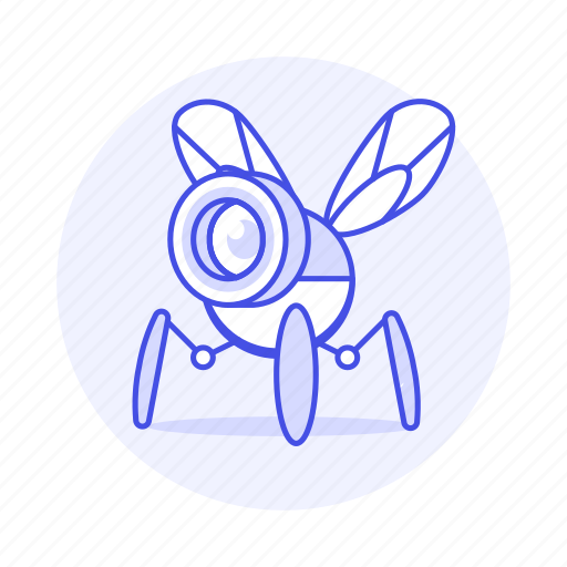 Ai, insect, observer, public, robot, scanner, service icon - Download on Iconfinder