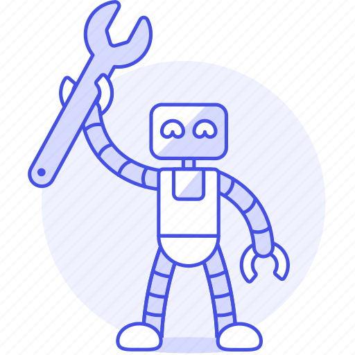 Ai, bugs, fix, repairs, robot, technician, wrench icon - Download on Iconfinder
