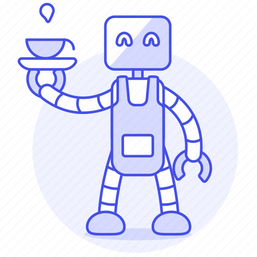 Service, barista, shop, coffee, food, ai, robot icon - Download on Iconfinder
