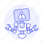 ai, alert, attention, bugs, repairs, report, robot, warning 