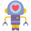 avatars, bot, droid, love, robot 