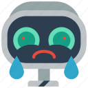 avatars, bot, cry, droid, robot 