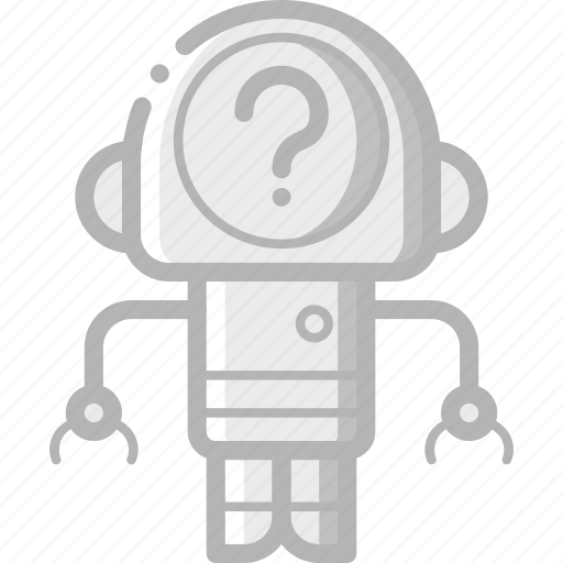 Avatars, bot, droid, question, robot icon - Download on Iconfinder