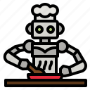 cook, robot, food, restaurant, robotic