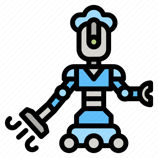 Robot, cleaning, clean, ai, robotic icon - Download on Iconfinder