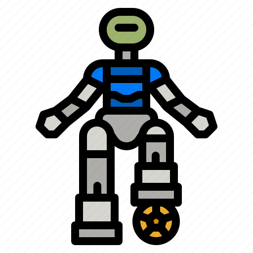 Robot, robotic, sport, football, playing icon - Download on Iconfinder