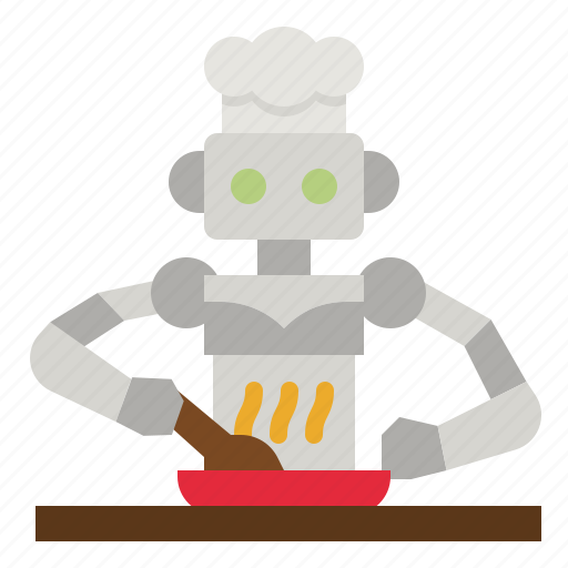 Cook, robot, food, restaurant, robotic icon - Download on Iconfinder