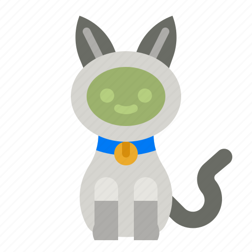 Robot, cat, android, emoji, robotic icon - Download on Iconfinder