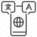 robotic, ai, translation, mobile, app, language, global
