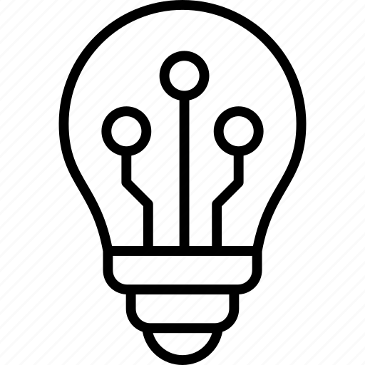 Bulb, electric, electricity, innovation, light, power, robotic icon - Download on Iconfinder