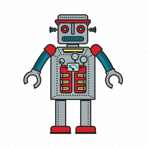 Automation, autonomous, computer, machine, mechanical, robot, robotic icon - Download on Iconfinder