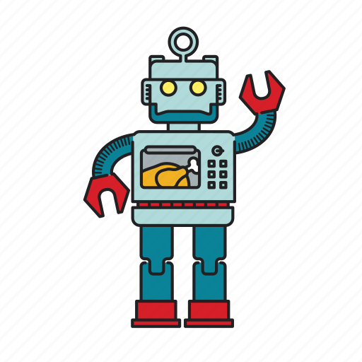 Automation, autonomous, computer, machine, mechanical, robot, robotic icon - Download on Iconfinder