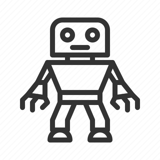 Standing, robot, robotic, machine, ai, artificial intelligence icon - Download on Iconfinder