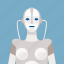 android, avatar, character, female robot, machine, robot, woman 