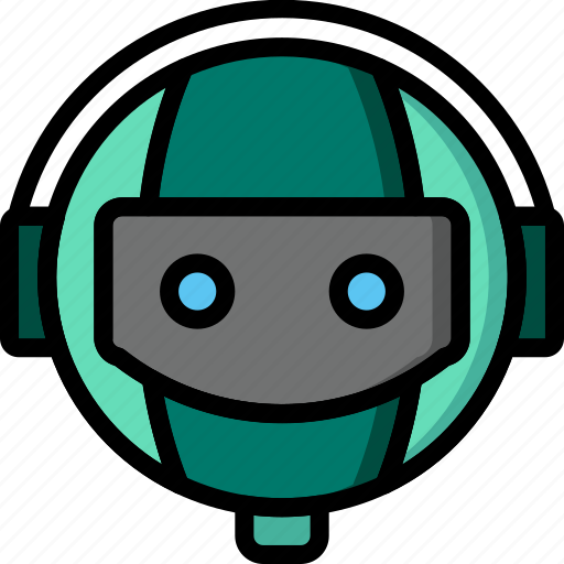 Bot, color, droid, film, mechanical, movie, robots icon - Download on Iconfinder