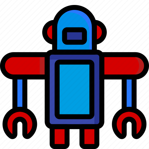 Bot, color, droid, film, mechanical, movie, robots icon - Download on Iconfinder