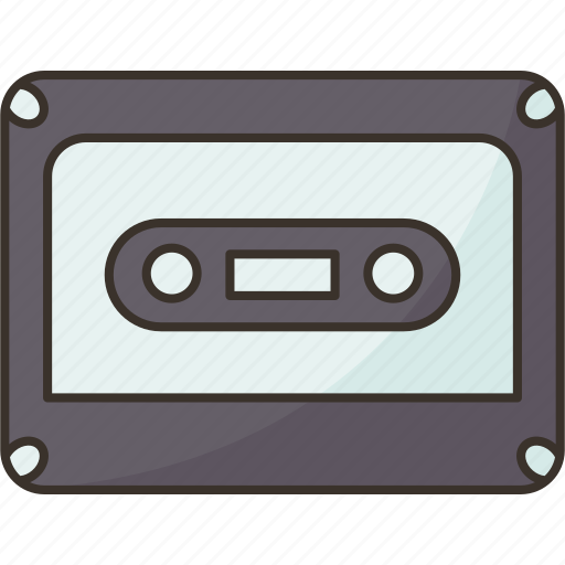 Cassette, tape, album, audio, vintage icon - Download on Iconfinder