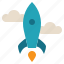 cloud, rocket, flight, fly, launch, startup 