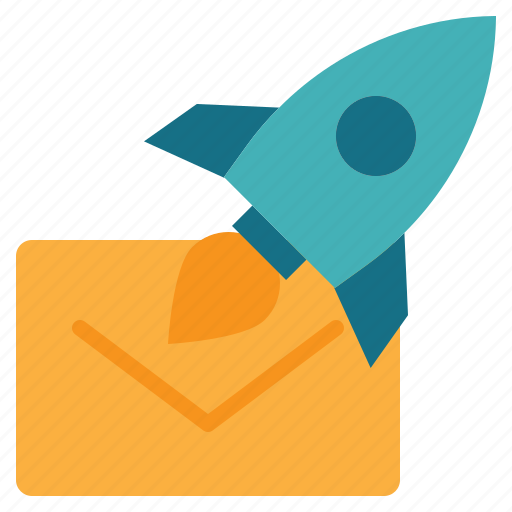 Envelope, message, rocket, launch, startup, flight icon - Download on Iconfinder